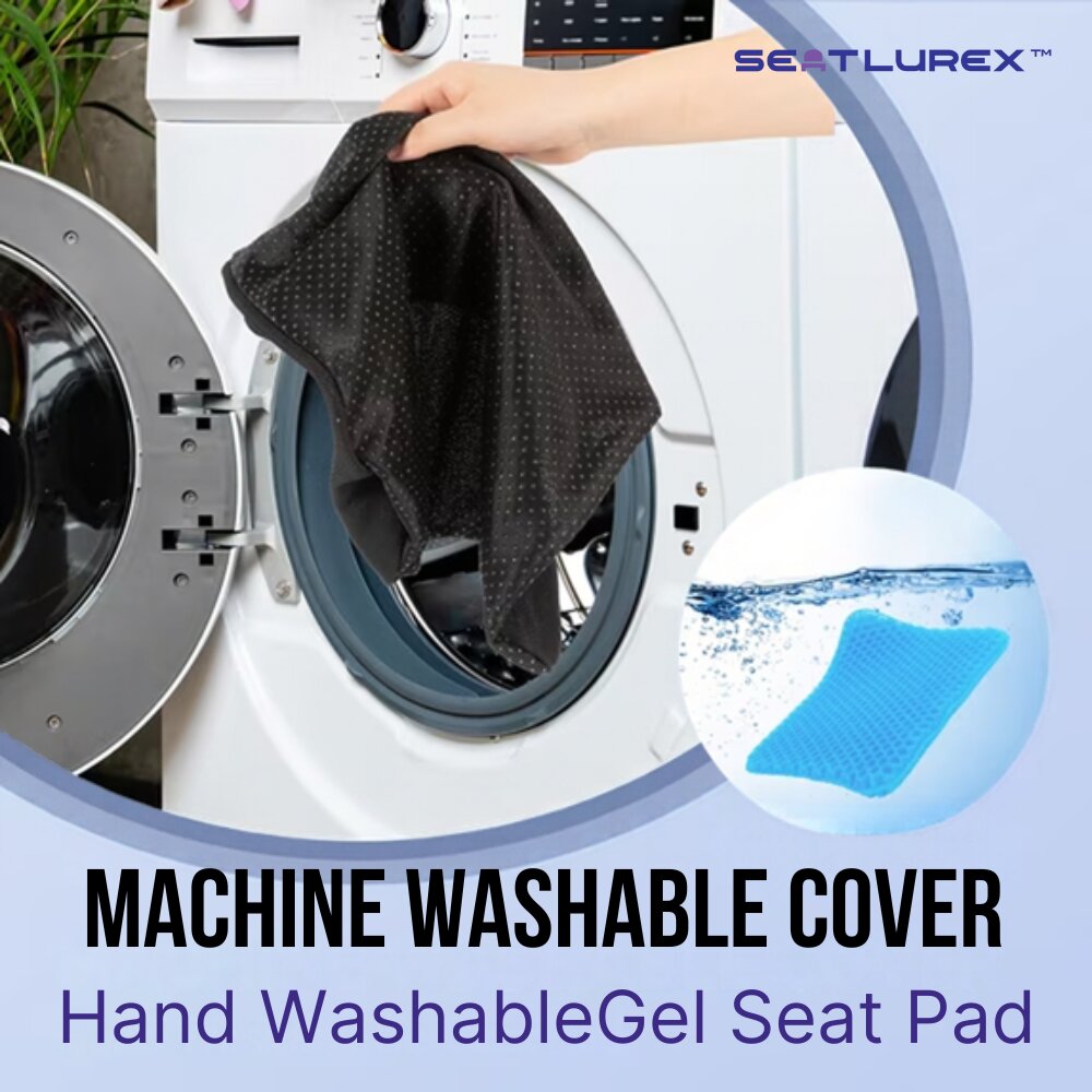 SEATLUREX™ Ergonomic Silicone Seat Cushion - Sit Longer. Shift Less. Feel More Comfortable.