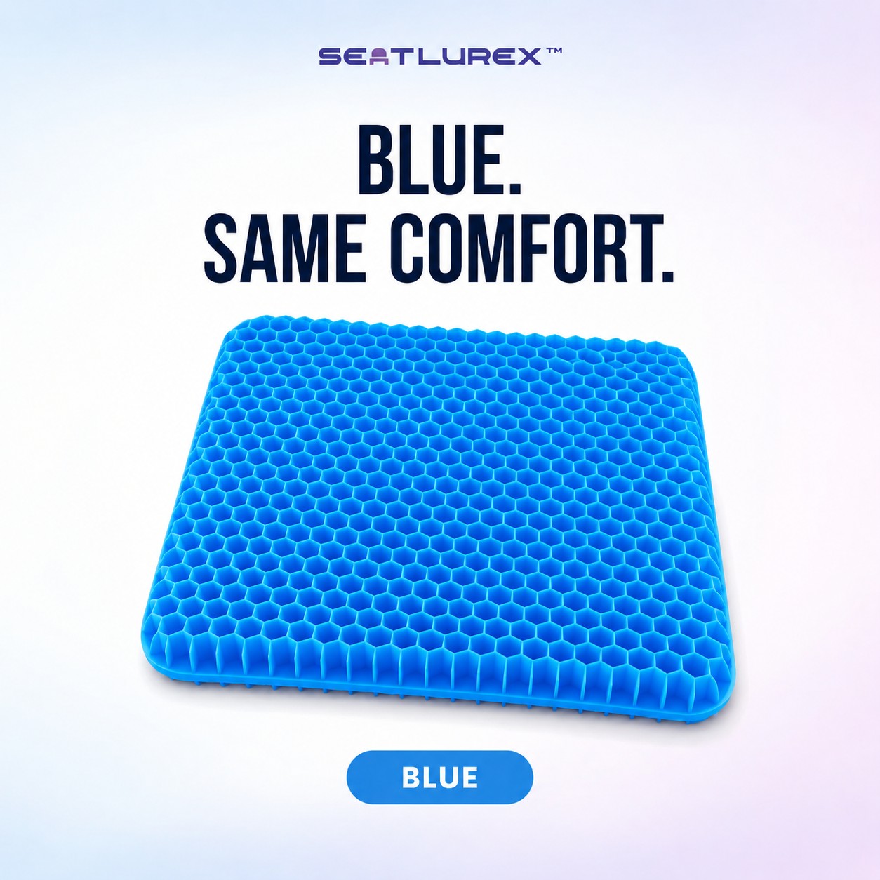 SEATLUREX™ Ergonomic Silicone Seat Cushion - Sit Longer. Shift Less. Feel More Comfortable.